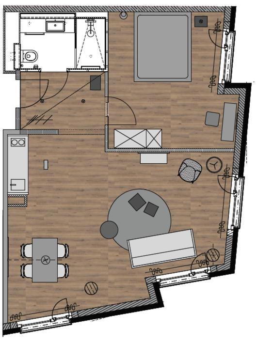 Black F House - Serviced Apartments Freiburg im Breisgau Bilik gambar